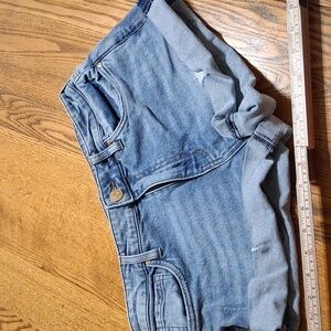 KUT FROM THE KLOTH Jeans Shorts Womens 6 BLUE JANE HIGH RISE Cuffed DENIM Used